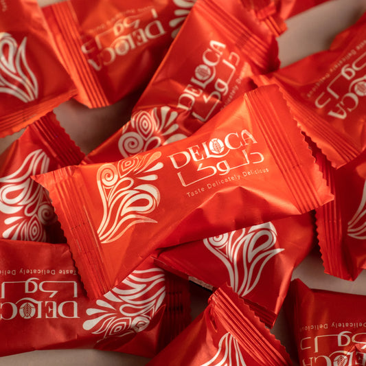 Coffee Flavored Almond Dates Coated with Chocolate