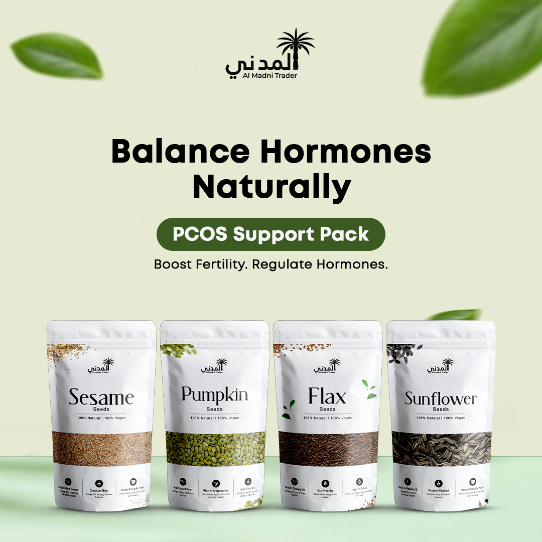 PCOS Kit | 4 Essential Super Seeds | Flax, Pumpkin, Sesame, Sunflower
