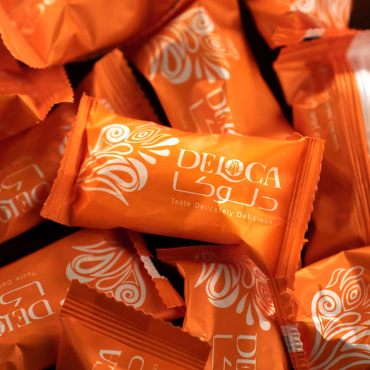 Orange-Flavored Almond Chocolate Dates