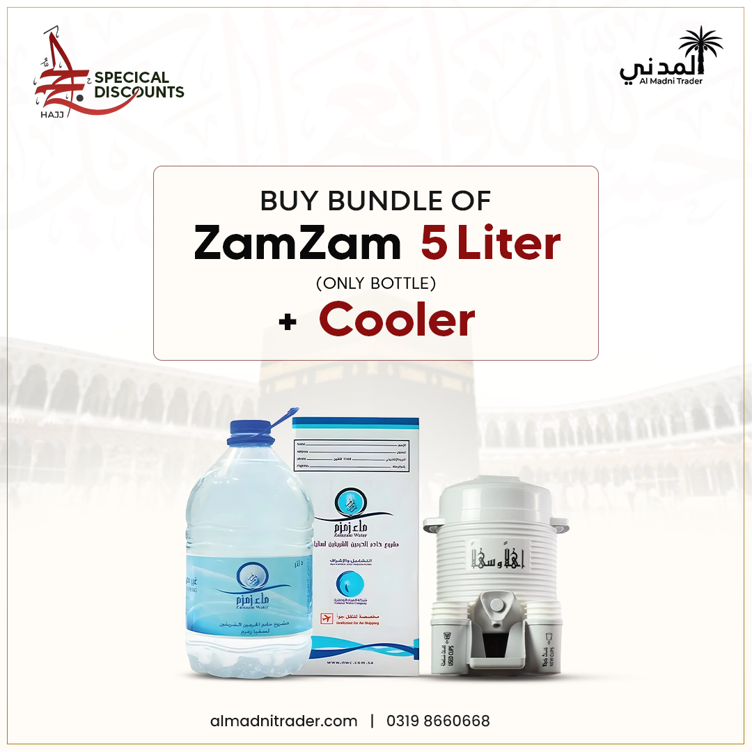 Zamzam Cooler 5L + Zamzam 5L Only Bottle