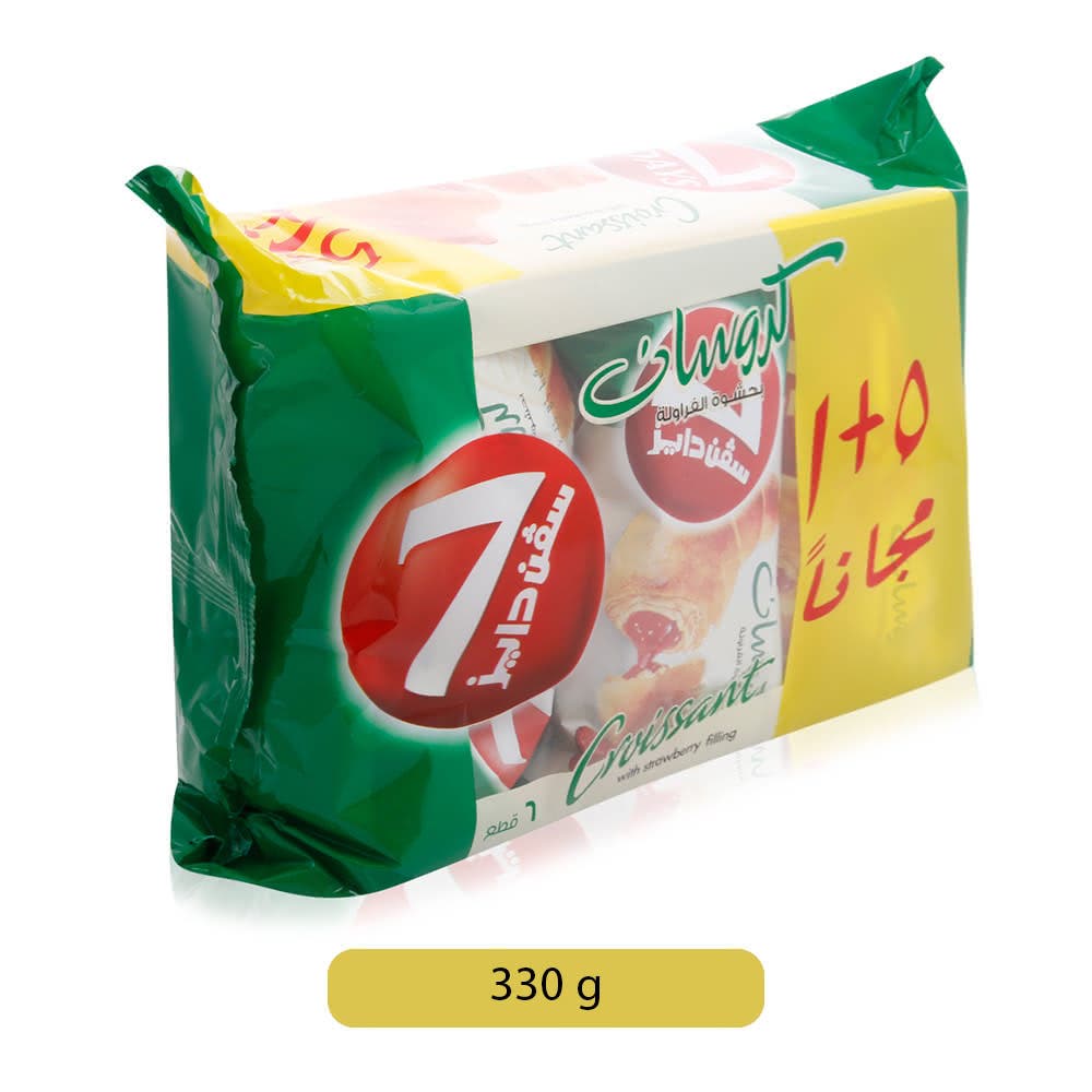 7days Croissant Strawberry Pack of 6