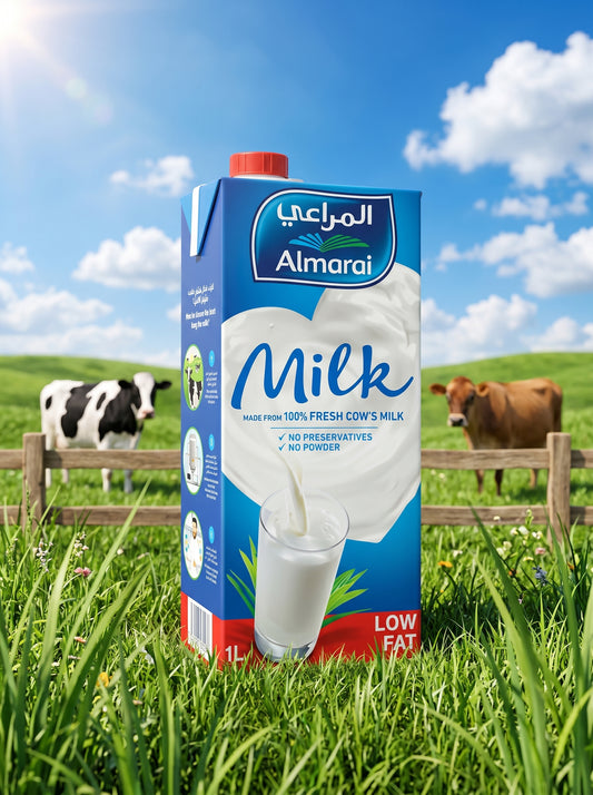 Almarai Low Fat Milk (Haleeb) 1ltr