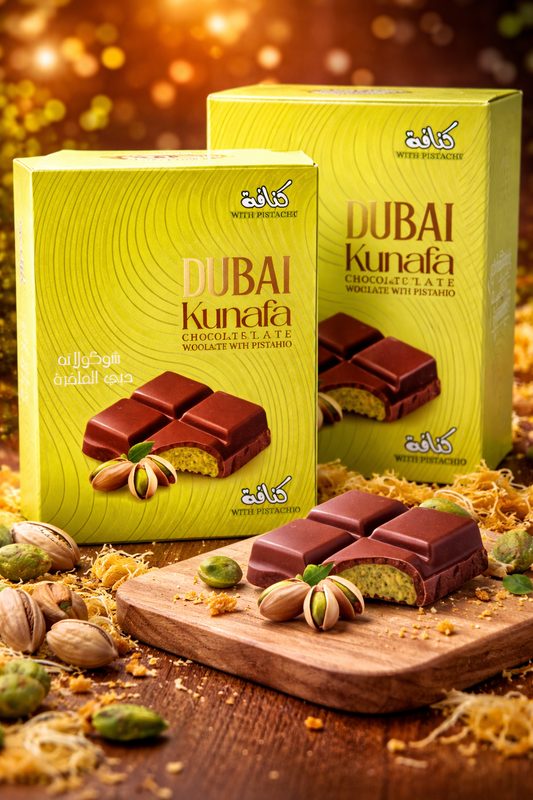 Dubai Kunafa Chocolate Bar