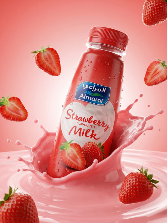 Almarai Strawberry Flavored Milk 225ml