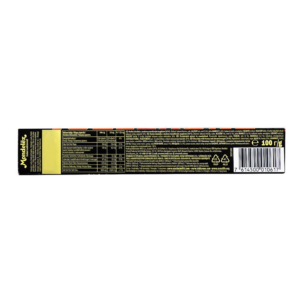 Toblerone Dark Chocolate 100g