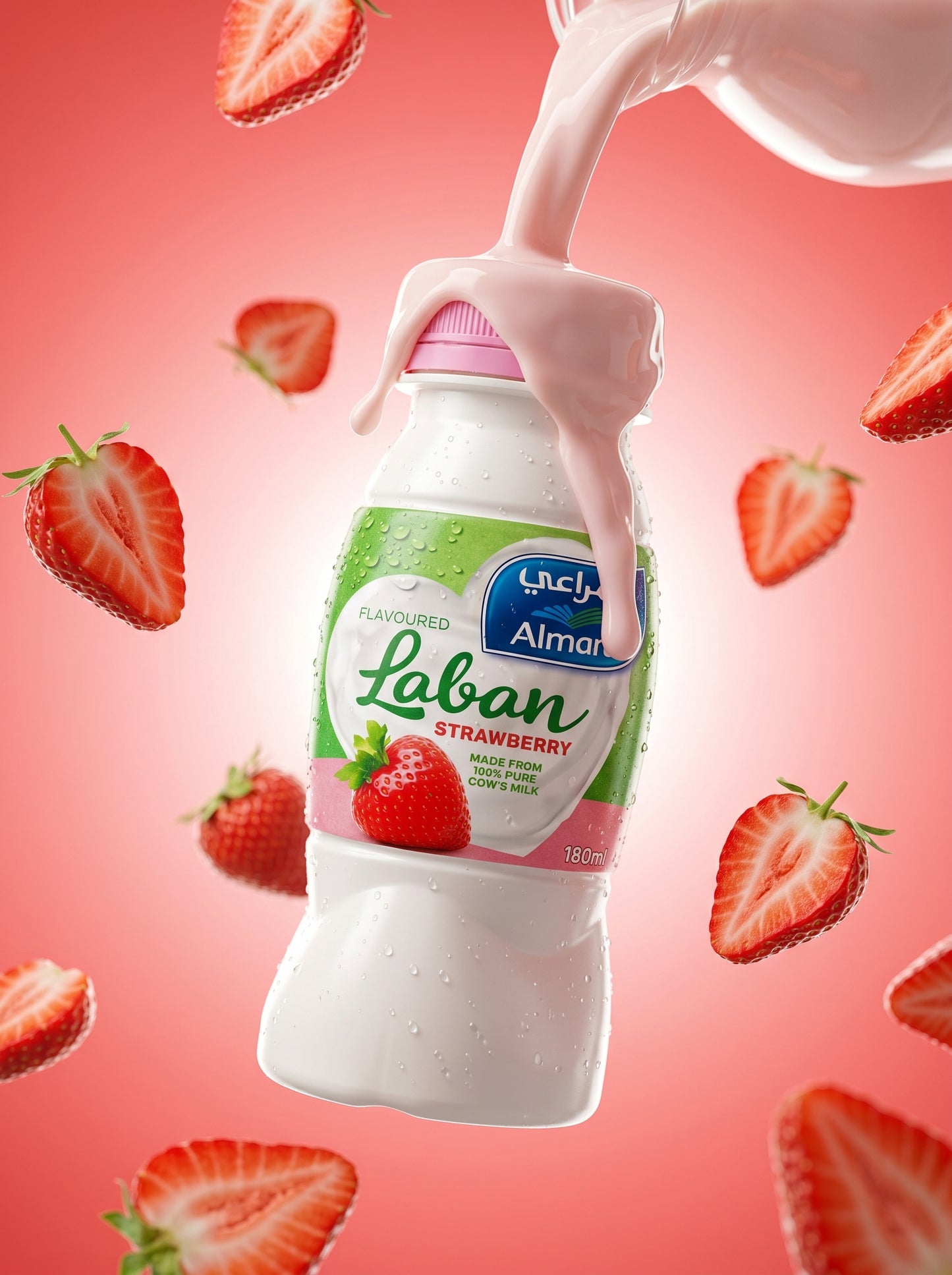 Almarai Laban Strawberry 180ml